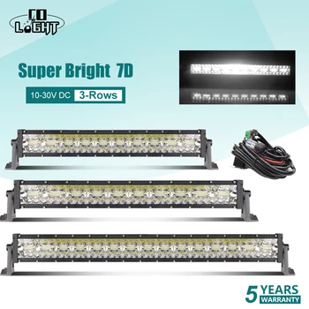 

CO LIGHT Led Light Bar Offroad 390W 585W 780W 3-Rows Work Light Combo 22" 32" 42" Driving Lamp for Turck SUV ATV 4X4 Car Led Bar