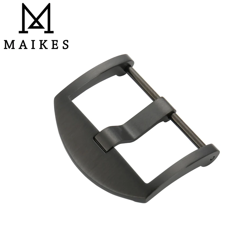 

MAIKES 316L stainless steel watch buckle 20mm 22mm 24mm watch clasp brushed deployment for panerai of watch band strap