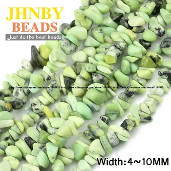 

JHNBY Grass Pine Irregular Gravel Natural Stone beads 88cm strand Chips Loose beads Jewelry accessories bracelet making DIY