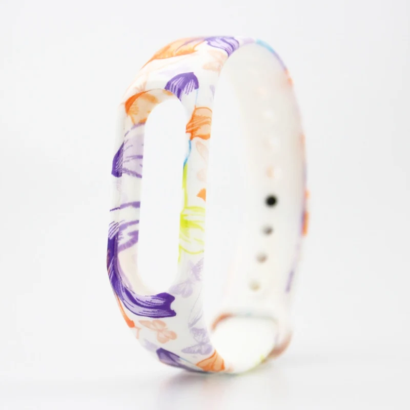 Ремешок силиконовый TIke Toker для xiaomi Mi Band 2 сменный цветной браслет mi 2|Ремешки часов|