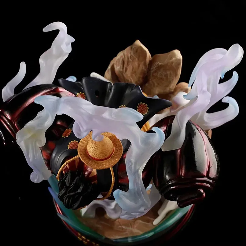 Tanie Japońskie anime one piece rysunek one piece Luffy statua pcv zabawki figurki akcji GK Luffy rysunek dekoracje zabawki modele prezent dla dzieci