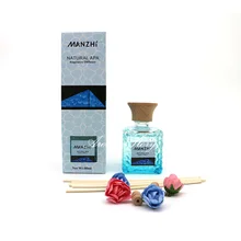 80 мл сушеные Цветочные палочки из ротанга Арома диффузор лимон зеленый чай сандаловое дерево Лаванда ароматическое масло Рид диффузор ароматы для комнат