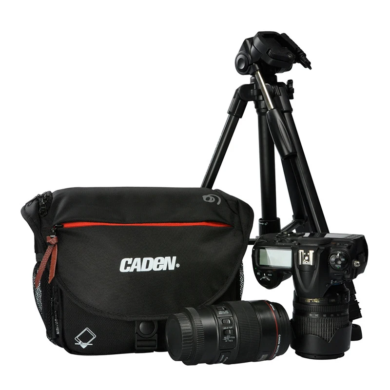 

Camera Shoulder Bags Outdoor Waterproof Nylon DSLR Messenger Bag with Shockproof Liner and Rain Cover for Nikon Sony Canon