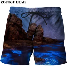 Пляжные шорты с принтом рок 3d Masculino Homme мужские шорты быстросохнущие купальники повседневные пляжные шорты забавные Прямая поставка zootop bear