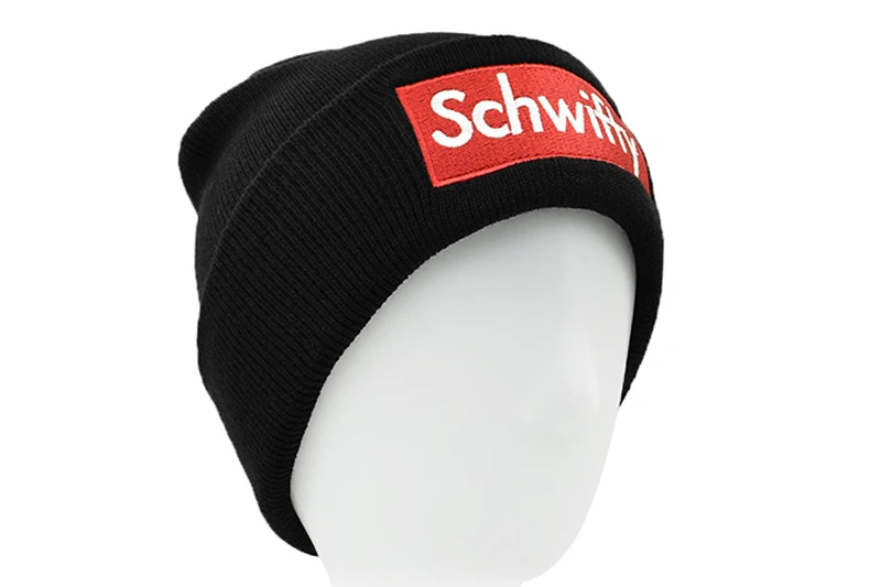 SCHWIFTY/шапка с логотипом Rick marty, теплые зимние шапки Skullies для мужчин и женщин, теплые вязаные черные шапки для мужчин и женщин