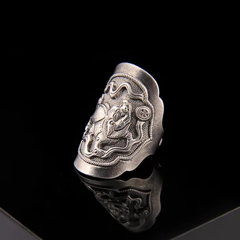 

925 Sterling Silver Lion original Shaolan progenitor split ring