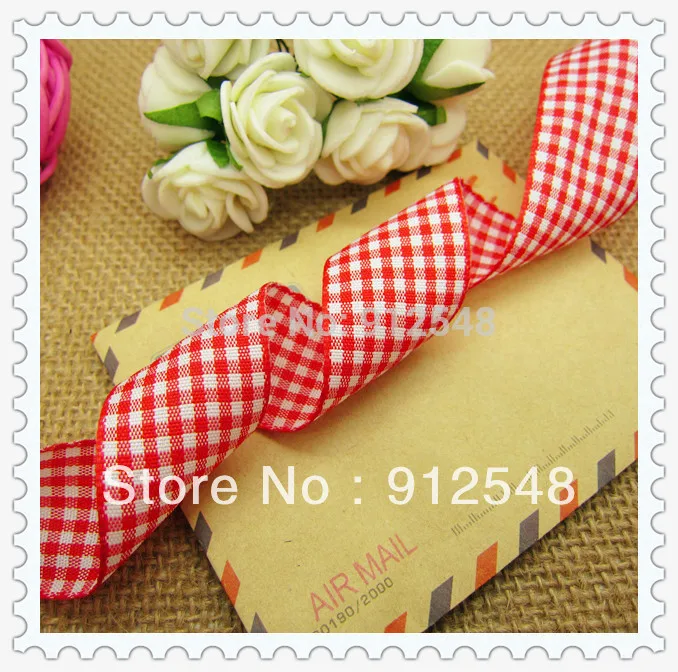 1 25mm width styles polyester scottish font b tartan b font gingham ribbon bow decorative
