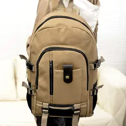 Oeak для мужчин холст рюкзак для отдыха и путешествий Винтаж модные ноутбук сумка компьютер функциональный универсальные сумки