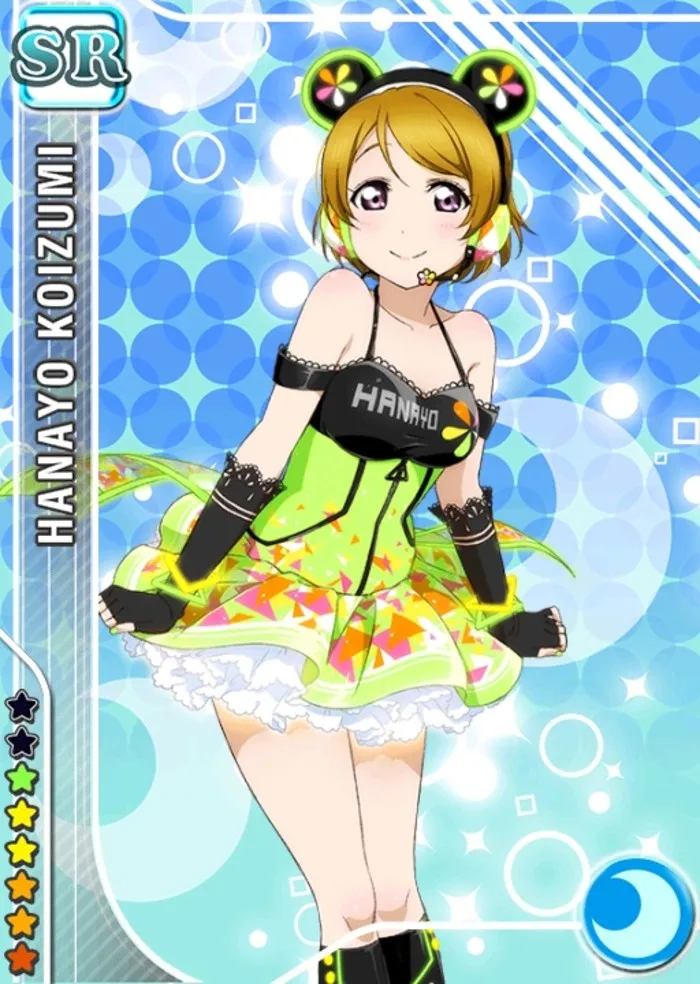 Love Live кибер-игра Ver Shinning Awakening Eli все члены светодиодный светильник Косплей Костюм Униформа Костюмы женское платье для Рождества - Цвет: hanayo