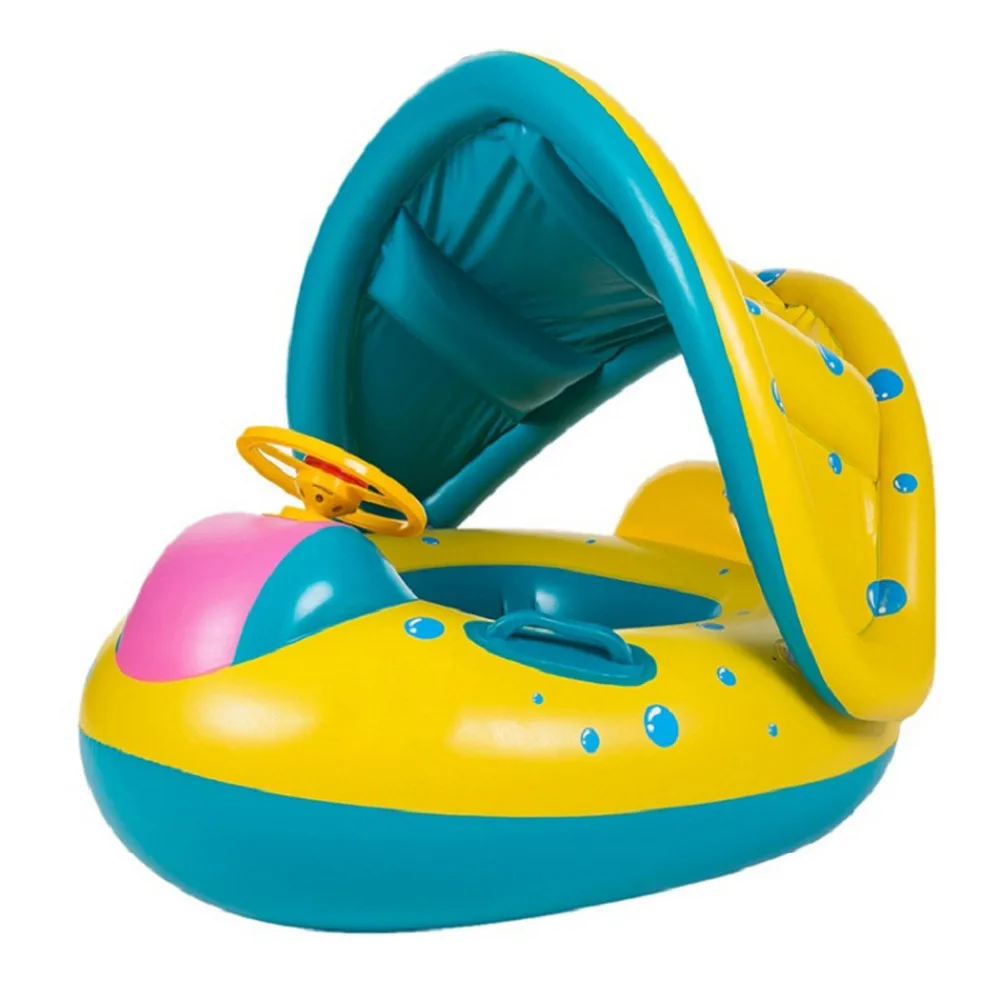 

Accessories float infalatable adjustable sunshade water fun toy toys Swimming Portable summer safety baby infant children seat
