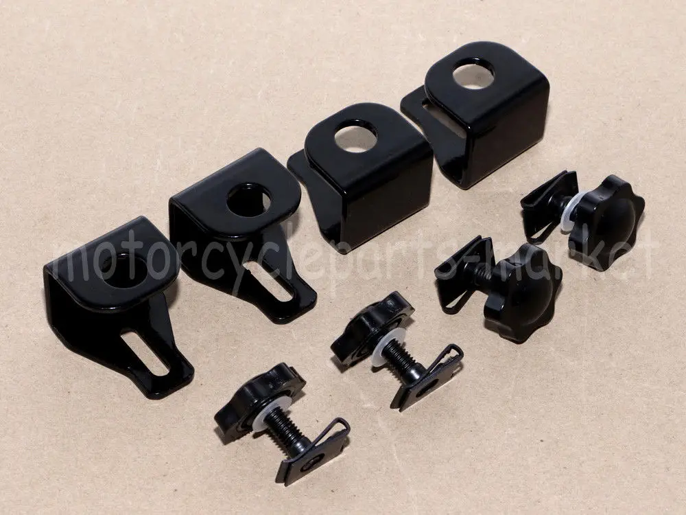 

Saddlebag Locks Mounting Security Theft Deterrent Brackets For Harley Touring FLT FLHT FLHTCU FLHRC Road King Street 1993-2013