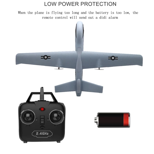 RC Plane 20 Minutes Flight Time Glider Toy Plane With LED 2.4G Remote Control Hand Throwing Wingspan Kids RC Jet Airplane Foam 3