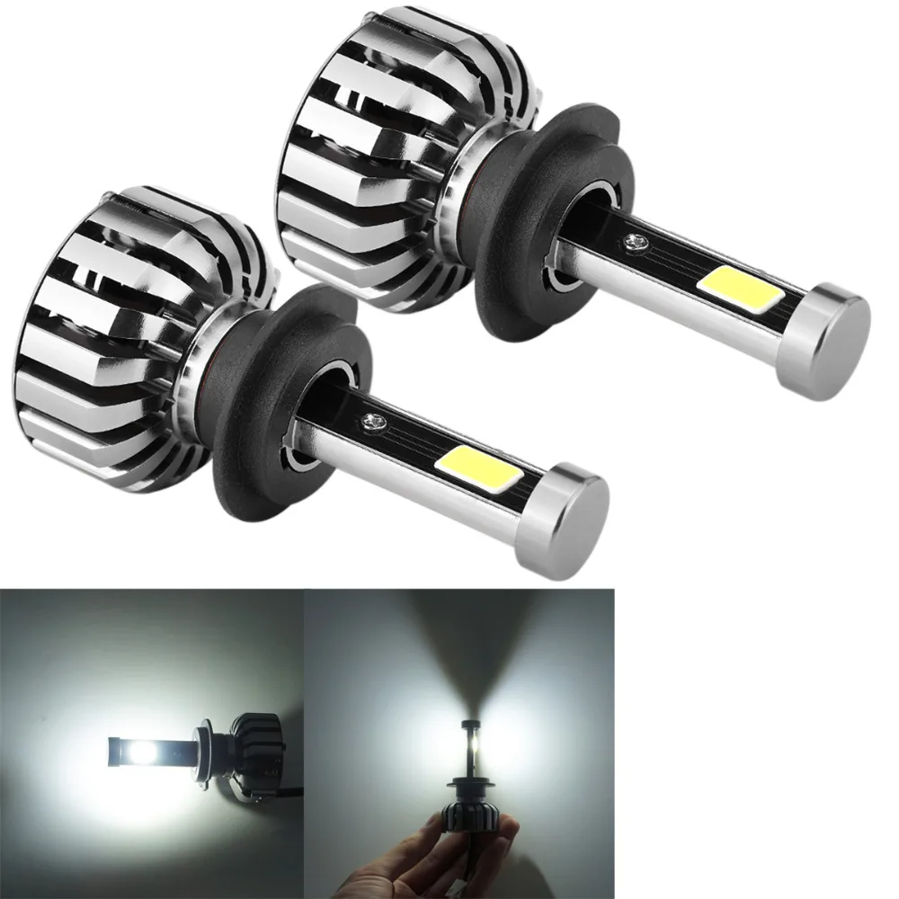 2pcs! H7 80W 8000LM LED Car Headlight Headlamp Kit High Power 6000K