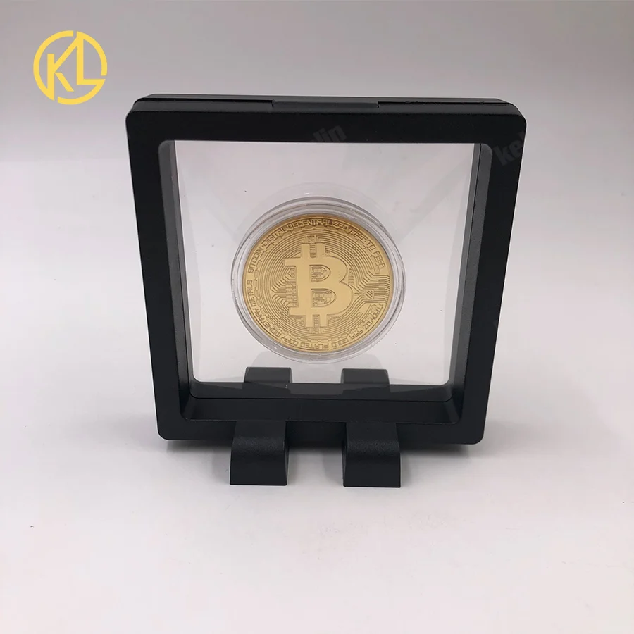 Горячая Распродажа позолоченная монета криптовалюты Биткоин Litecoin пульсация эфириум Металл поминовение металлическая монета с выставочным стендом