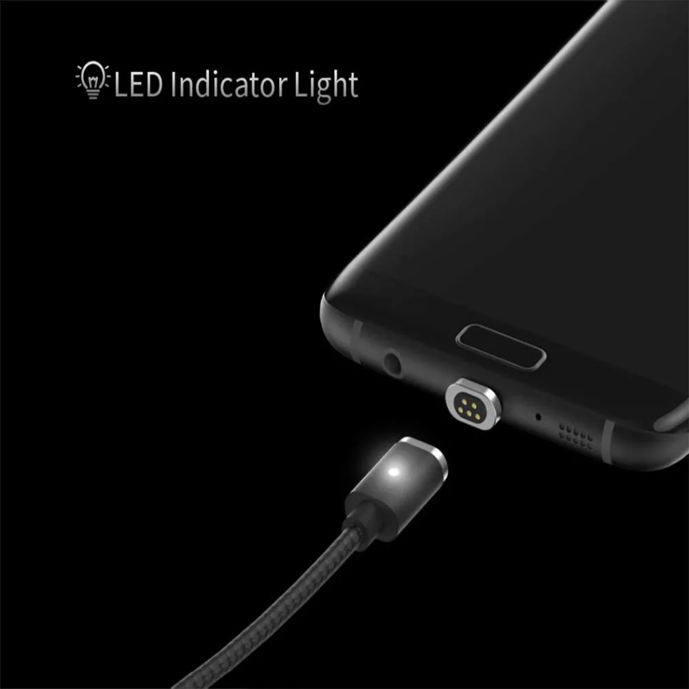 WSKEN magnética Cable de carga Micro USB de tipo c USB-C rápido de carga de datos para Samsung S9 S8 Huawei xiaomi para iPhone Cable tipo-C