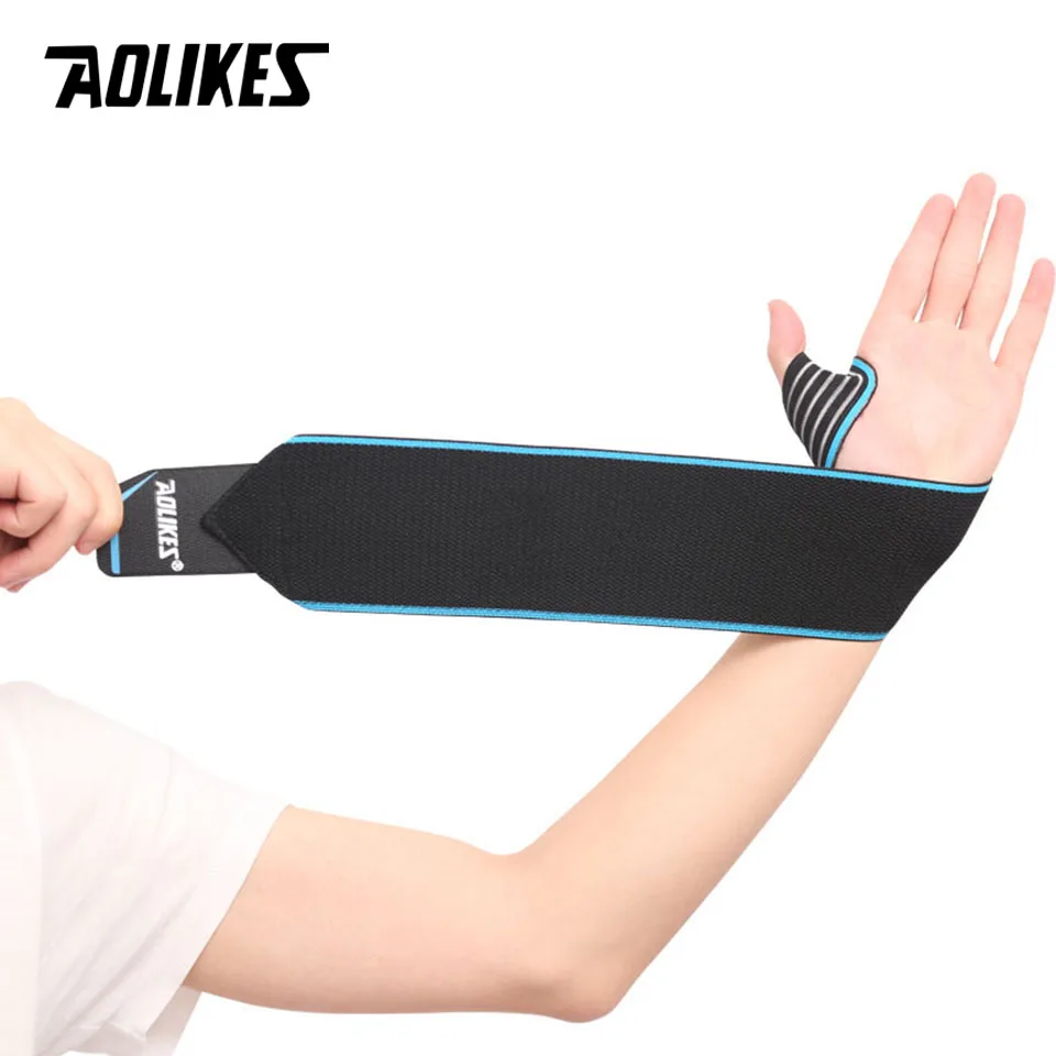 Adjustable Opening Design Weight Lifting Wristband Wrist Support Brace Straps Wraps 1PCS