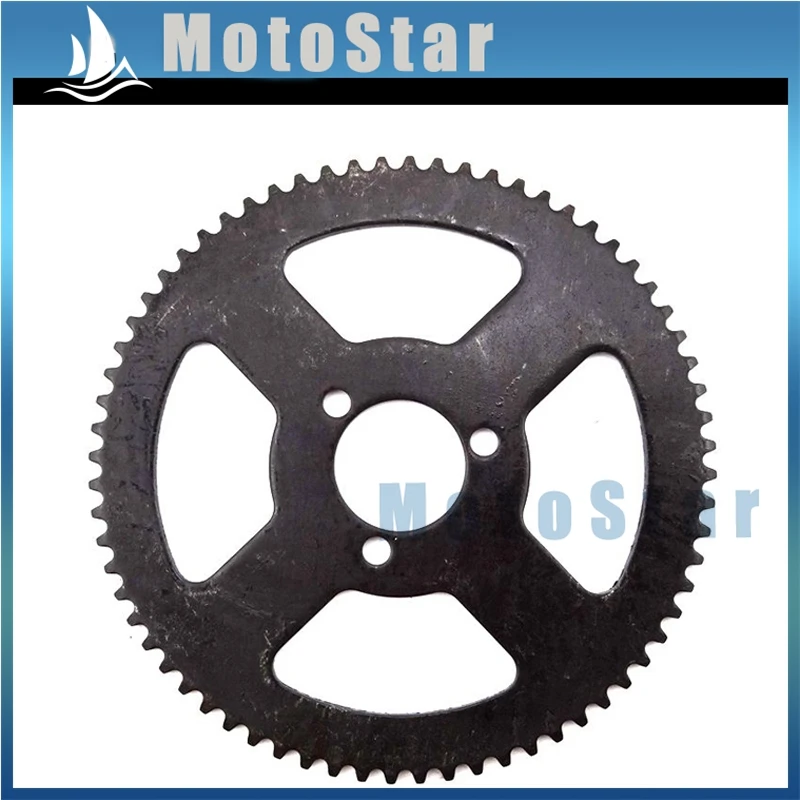29mm 68 Tooth 25H Steel Rear Chain Sprocket For 2 Stroke 47cc 49cc Chinese Pocket Bike Goped Scooter Mini ATV Quad 4 Wheeler