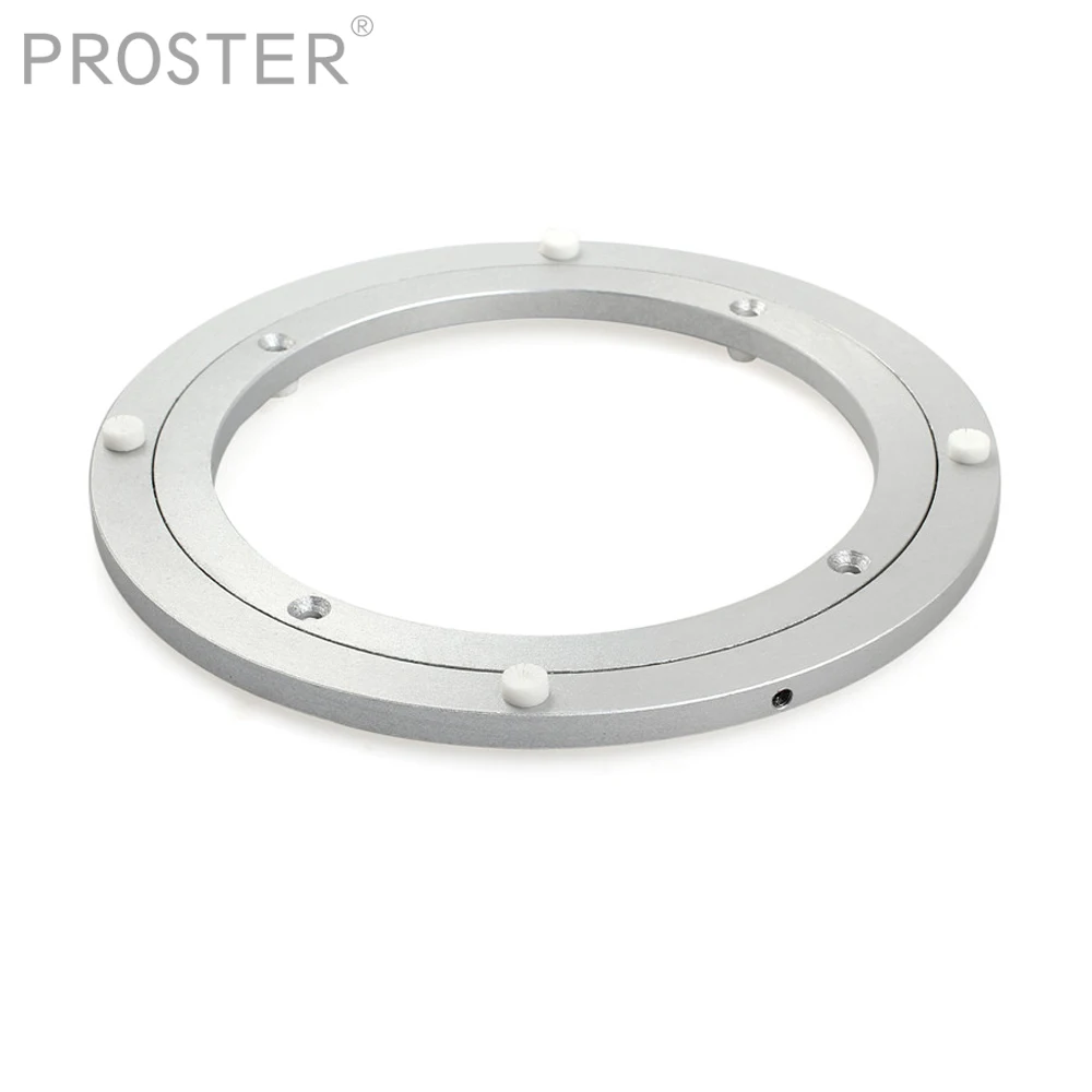 Proster 12 بوصة/8 بوصة كامل محور محمل كروي لوحة كسول سوزان الدوار التلفزيون رف مكتب أداة 360 درجة الأثاث قطب حامل