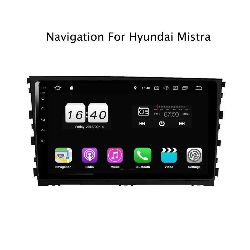 Cheap 10.1" 2G RAM 16G ROM Android 8.1 Car DVD Multimedia Player For Hyundai Mistra 2013 2014 2015- GPS Navigation Radio Stereo Audio 2