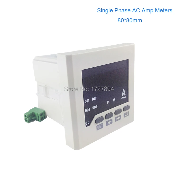 

Free Shipping , factory supply Panel mounting 80*80MM(3.15"*3.15") Single Phase AC AMP Meter,0-5A amperemeter ,Digital A meters