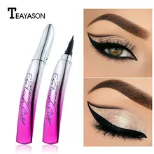 Новое поступление, Матовая жидкая подводка для глаз, водостойкая, 24 часа, стойкая, гладкая, крутая, Черная Подводка для глаз, женская косметика для глаз