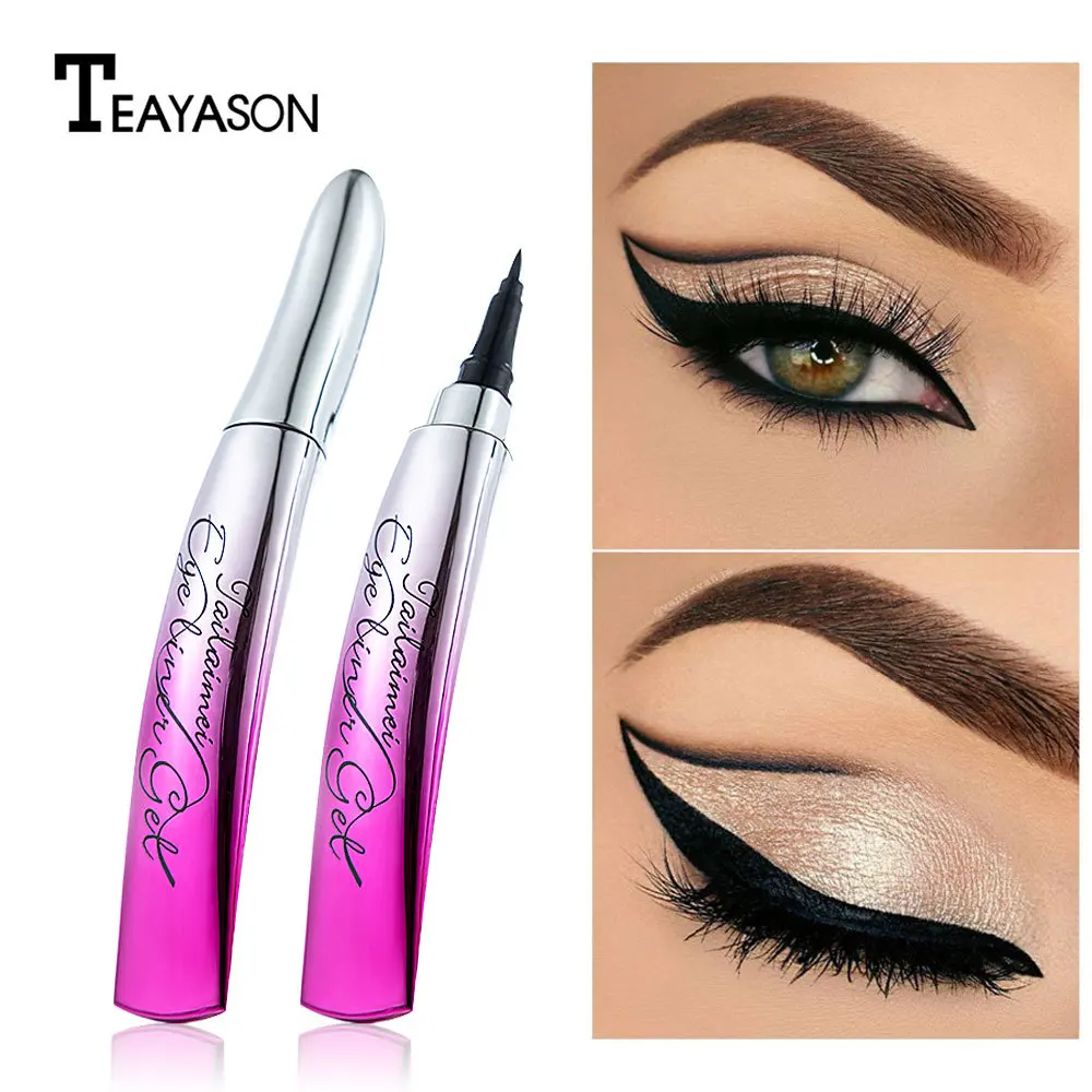 

New Arrival Matte Liquid Eyeliner Waterproof 24 Hours Long-lasting Smooth Cool Black Eye Liner Pen Women's Eyes Beauty Cosmetics