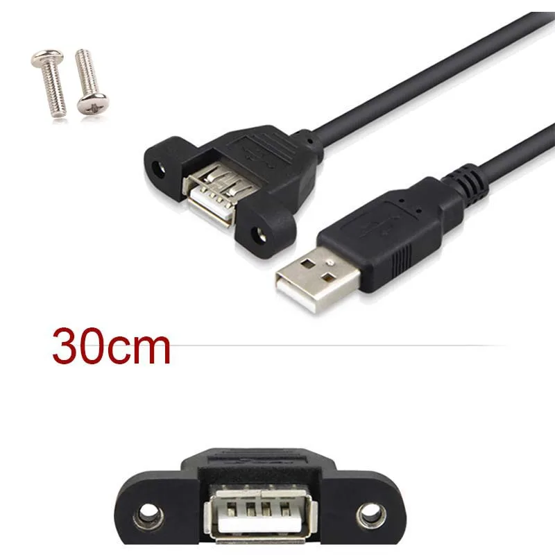 Удлинительный кабель переходник 30 см USB 2 0 A штекер панель|usb cable female male|usb male to femaleusb