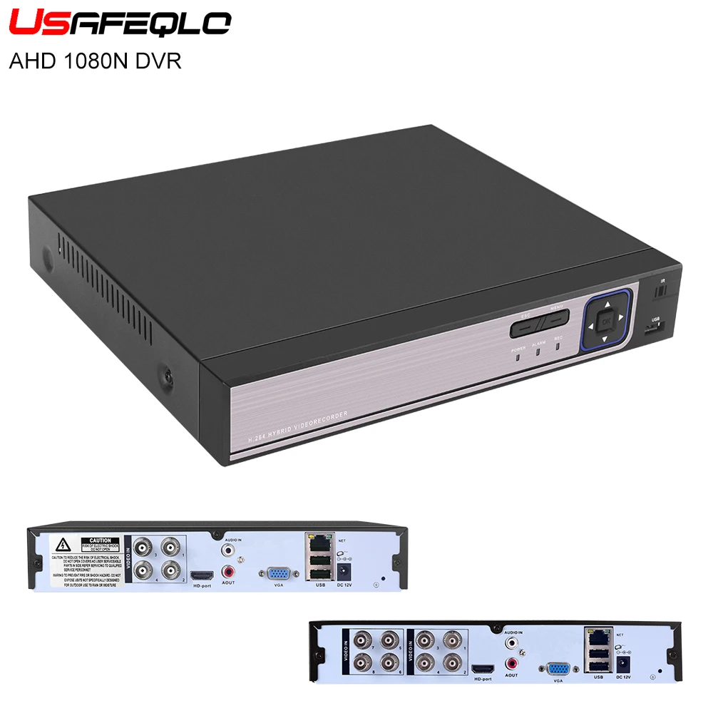 USAFEQLO 4CH/8CH/16CH AHD-NH AHDNH DVR AHD-M DVR/1080 P TVI CVI AHD DVR 5 в 1 HDMI выход 4CH аудио в для AHD AHDH камеры видеонаблюдения