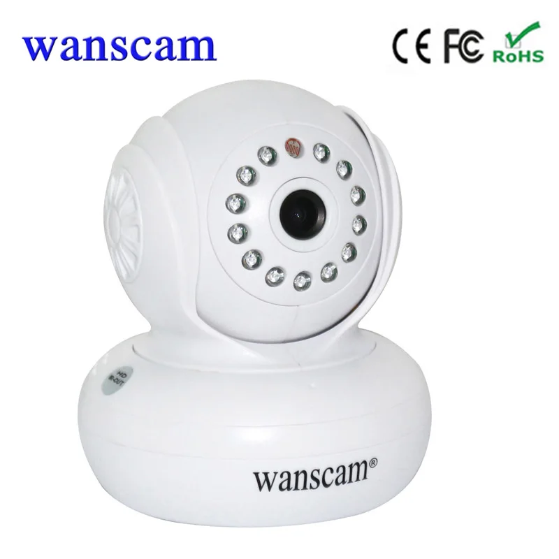 720P Wanscam HW0021 P2P Mini Wifi IP Camera Pan/Tilt Mini WIfi Dome Camera Wireless CCTV Surveillance Free Shipping wanscam hw0021 p2p home wifi surveillance camera wireless pan tilt support tf card recording up to 128g