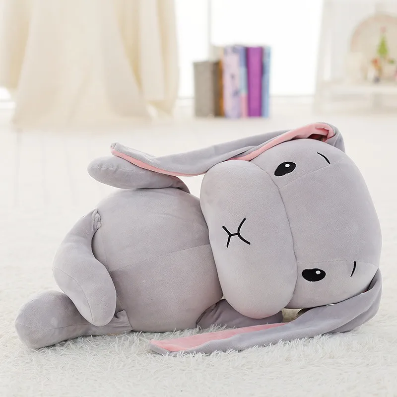 Милые мягкие детские плюшевые подушки кролик чучела животные Спящая кукла постельные принадлежности Подушка для украшения комнаты новорожденных