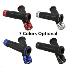 7 Colores 2x Universal de La Motocicleta de Motocross 7/8 ”22mm CNC De Aluminio Apretones de Manillar De Goma Agarre Del Manillar Accesorios de Motos