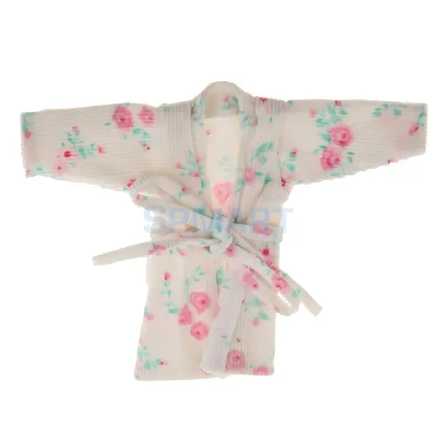 Dollhouse Miniature Bathroom Accessoires Bathrobe Clothing 1/12 Scale