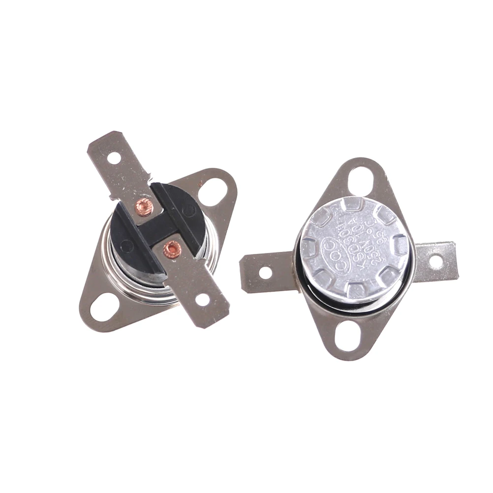 

5pcs KSD301 10A 250V DegC 95 Degrees C (N.O.) Normally Open Thermostat Temperature Thermal Control Switch On off NO