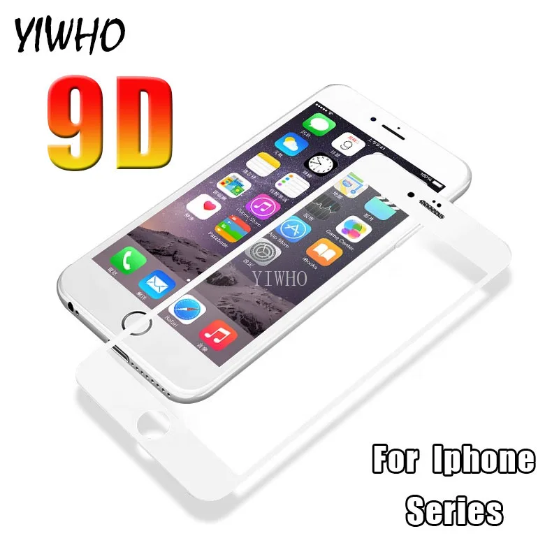 

9D Screen Protector Film for Apple IPhone XMax XR X XS MAX Explosion-Proof Tempered Glass I Phone 6 6s 7 8 Plus Black White Glas