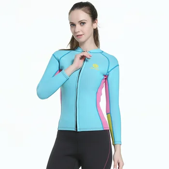 

Submersible diving suit against cold and warm women