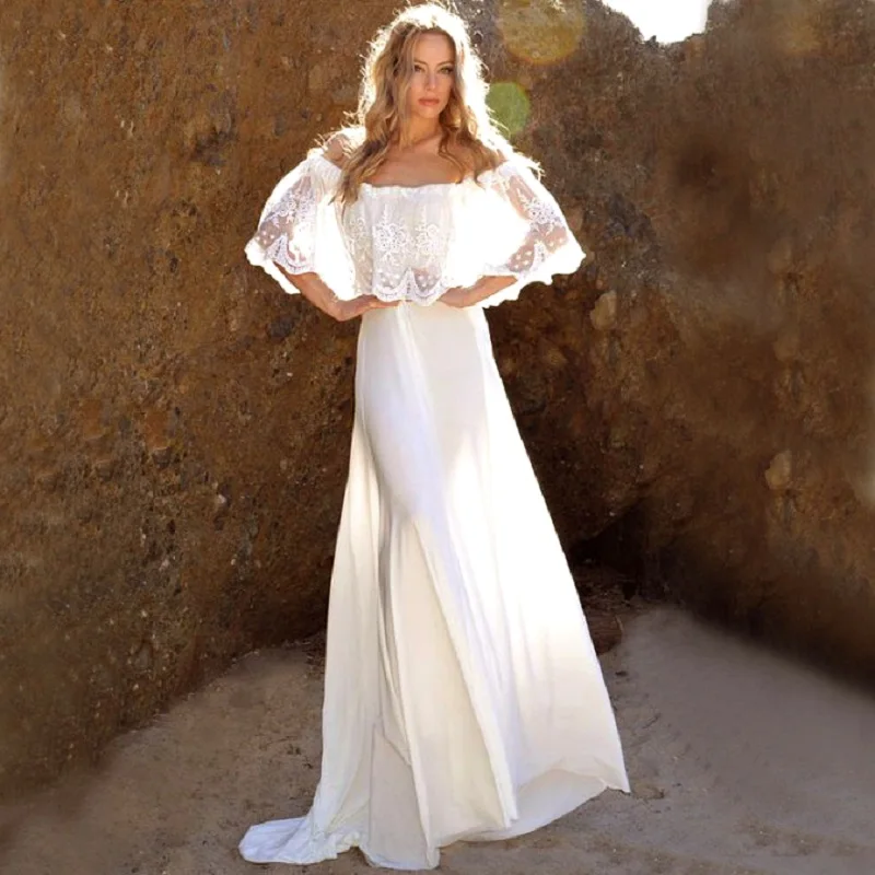 

White Lace Cover up Beach dress Bathing suit Cover ups Pareos de Playa Mujer Robe De Plage Swim Cover up Long Beach Dress