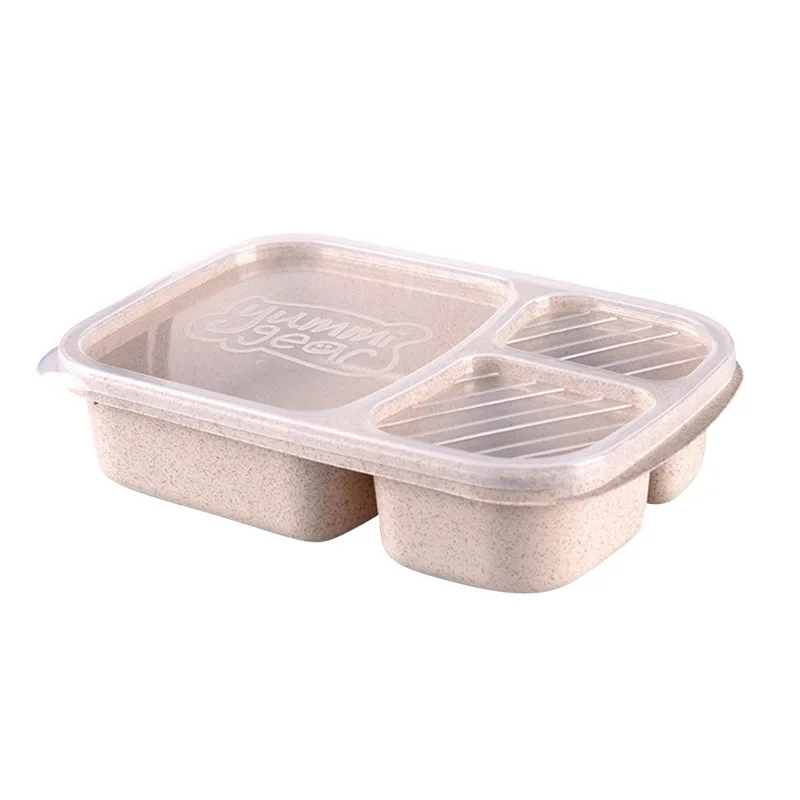 Urijk пластиковый контейнер для еды, ланч-боксы, Ланчбокс, Переносные Коробки для еды, для детей, для пикника, для микроволновки, Ланч-бокс для ужина - Цвет: B1