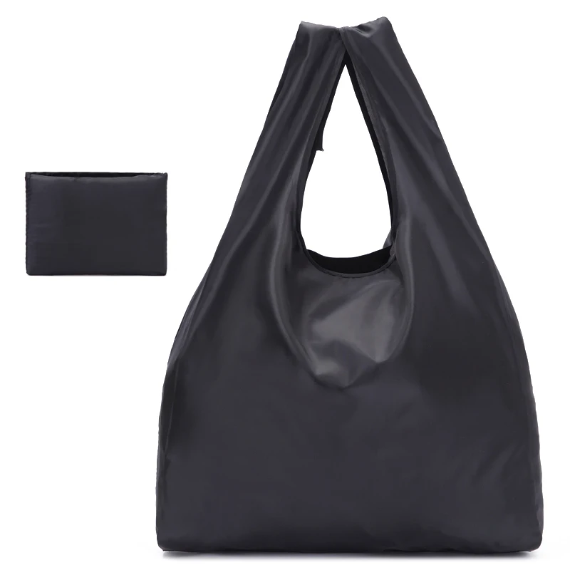 

New ECO Polyester Reusable Tote Foldable Shopping Bag Women Men Package Buy vegetables traveling