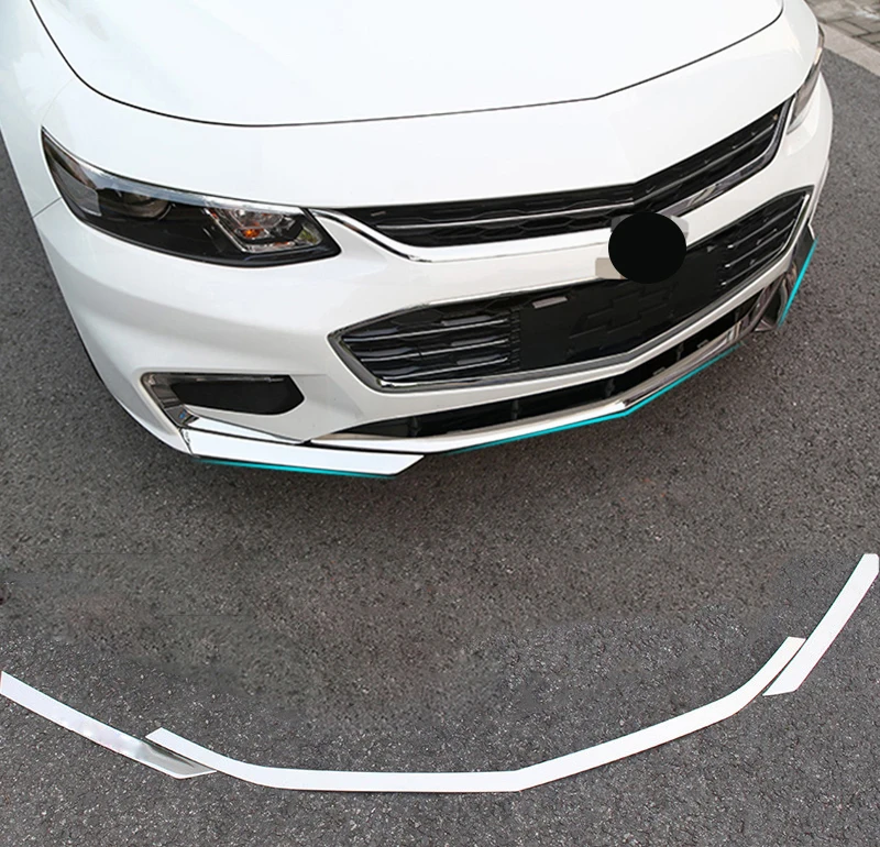 

AX Chrome Front Bumper Grille Cover Trim Light Accent Insert Protector Molding Garnish For Chevrolet Malibu Chevy 2016 2017 2018