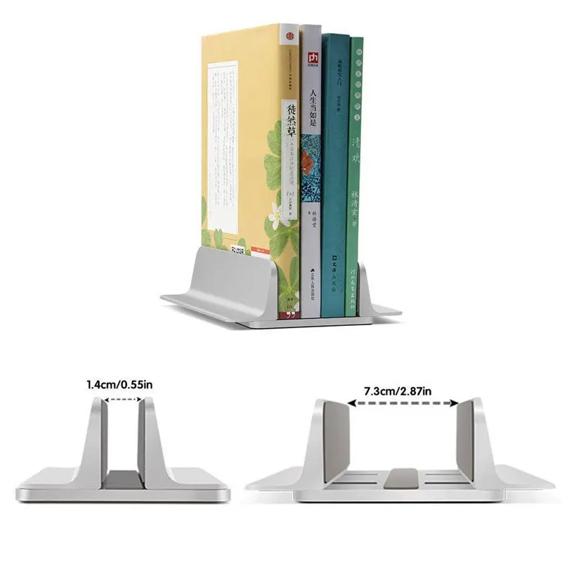 Универсальная алюминиевая вертикальная подставка для ноутбука, регулируемая подставка для Macbook Pro 13