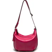3 цвета Женская корова кожаные сумки новые женские Модные Винтажные Hobos бренд натуральной кожи сумки на плечо офис леди сумки красный