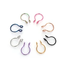 8mm de Diâmetro Falso Falso Anel Hoop Septo Falso Piercing No Nariz Falso Cilp Piercing No Nariz Anel Minúsculo Corpo Moda jóias