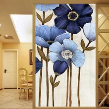 Европейская художественная стеклянная пленка витражное окно светло-тусклый прозрачный стикер самоклеящийся/статический цепляющийся Декор конфиденциальность Сделать Индивидуальный размер