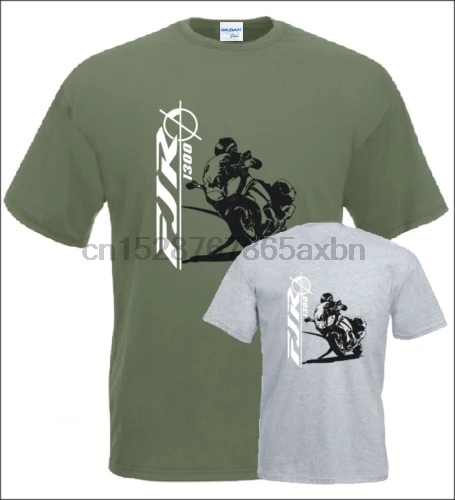

New Brand-Clothing T Shirts Hip-Hop Simple Splicing Tee Tops Shirt FJR 1300 T-Shirt Motorcycle For Riding Fans Tee Shirt