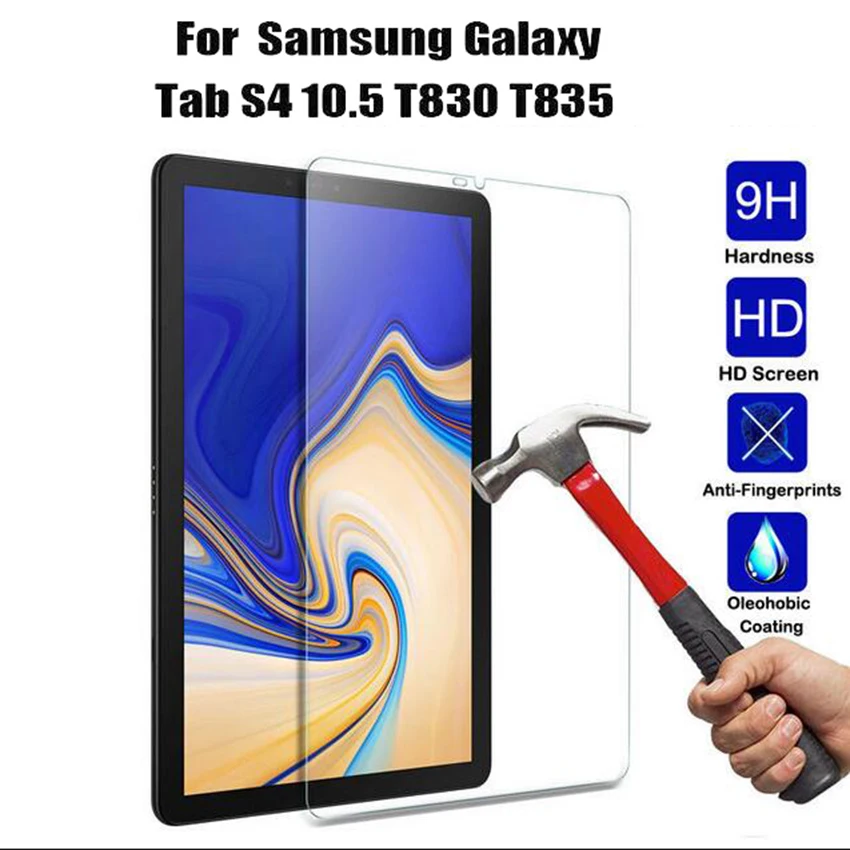 Закаленное Стекло для Samsung Galaxy Tab S4 10,5 SM-T830 T830 T835 Tablet Экран протектор ударопрочная защитная пленка 9 Н