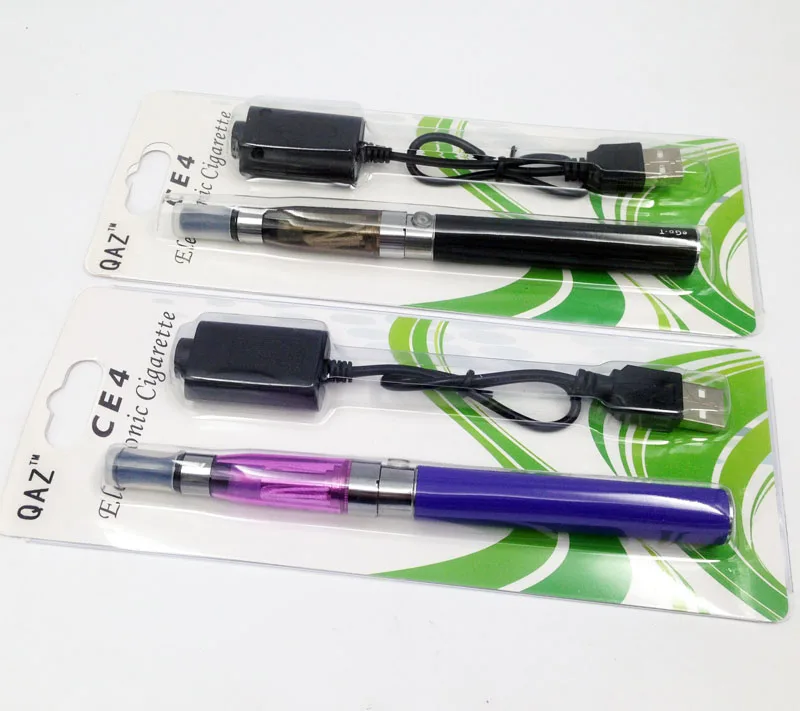 QAZ eGo CE4 e Cigarette Blister Pack E Cig Kits 900/1100/1300mah ego t Rechargeable Battery CE4 Atomizer Electronic Cigarette QAZ eGo CE4 e Cigarette Blister Pack E Cig Kits 900/1100/1300mah ego t Rechargeable Battery CE4 Atomizer Electronic Cigarette