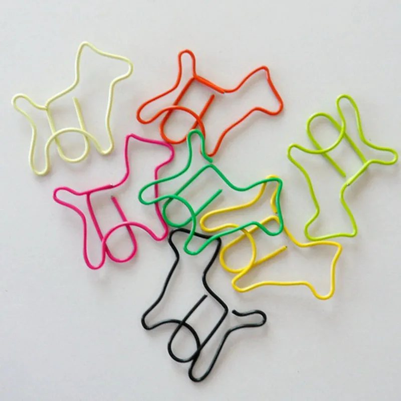 30pcs/lot Creative Animal Shaped Clip Interesting Bookmark Metal Paper