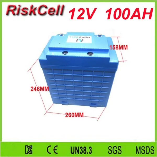 Бесплатная таможенные налоги и доставка 2000 циклов литий-ионный аккумулятор pack 12 В 100ah, deepcycle lifepo4 аккумулятор 12 В 100ah ICR26650