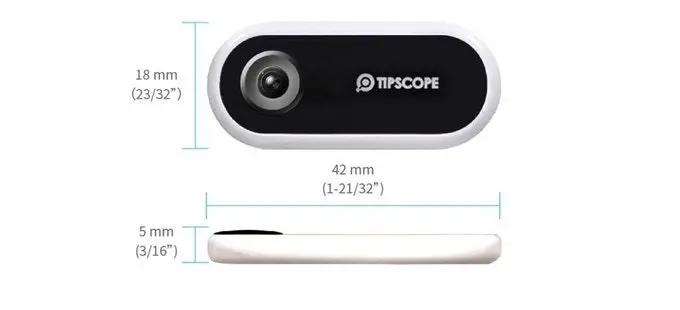 Tipscope 400X мобильный телефон микроскоп увеличительное стекло светодиодные инструменты увеличение Stick-and-cick оптический зум Лупа
