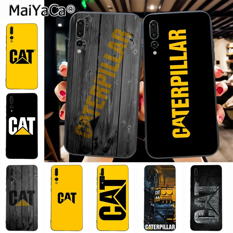 

Maiyaca Caterpillar logo Hot Printed Cool Phone Accessories Case for Huawei Honor 9 Honor 10 P20 case Coque
